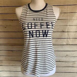 Grayson Threads Striped Graphic Tank Top